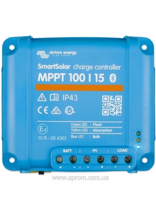 Контролер заряду Victron Energy SmartSolar MPPT 100/15